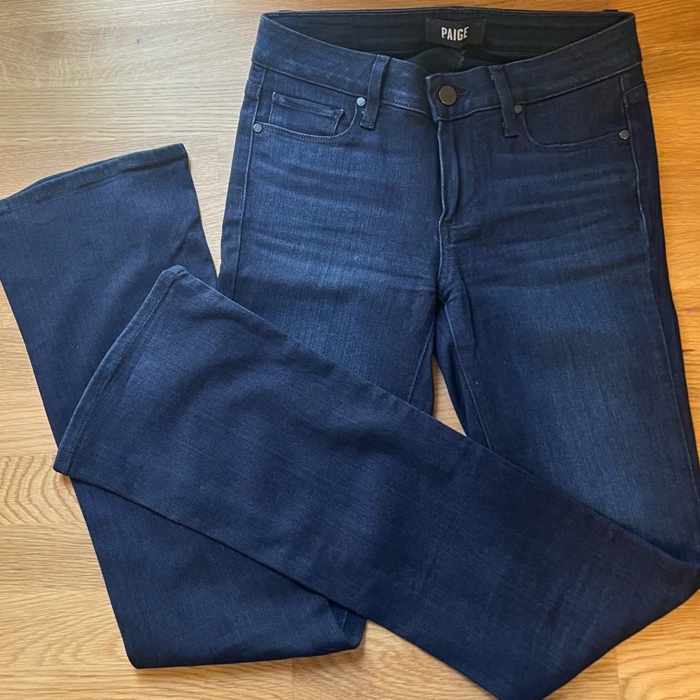PAIGE High Rise Manhattan 30" Bootcut Jean